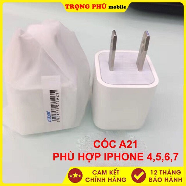 Cốc củ sạc ip A21 đẩy dòng plus siêu nhanh