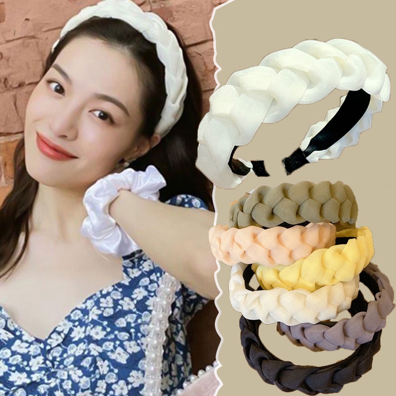 【Bờm Tóc】Băng đô Cài Tóc Tết/Rửa MặtĐa Năng Thời Trang Hàn Quốc Cho Nữ