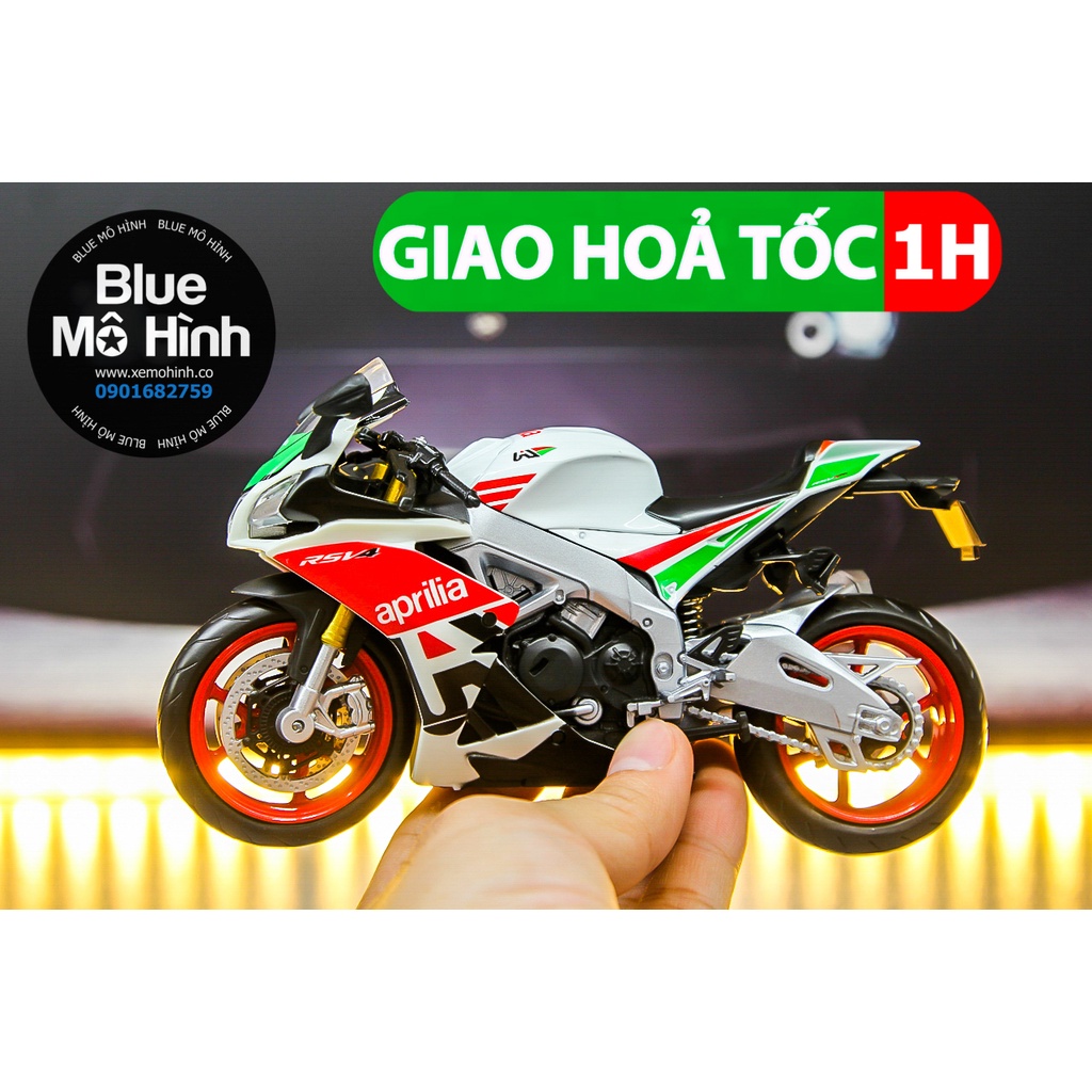 Xe mô hình mô tô Aprilia RSV4 1:12