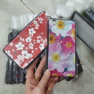 Ốp Oppo R7s dẻo đen vân da
