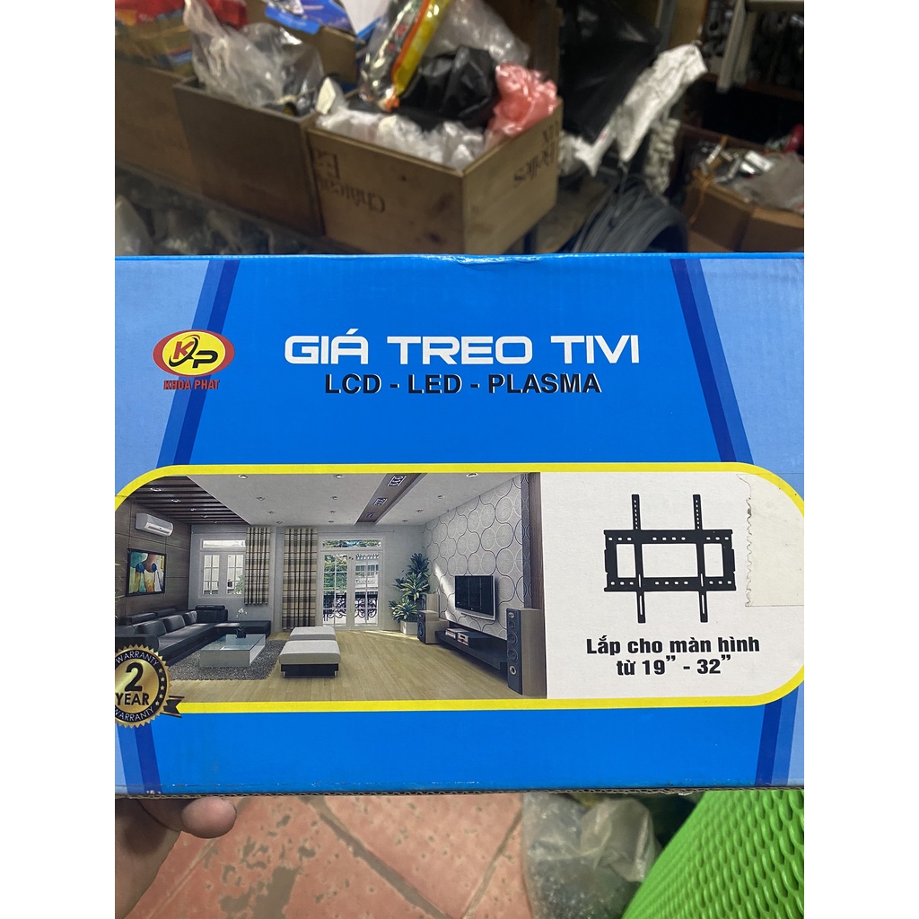 Giá treo màn hình tivi LCD LED PLASMA sát tường khung treo đơn giản dễ lắp đặt