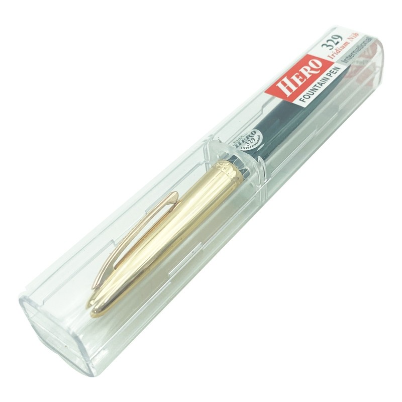 Bút/Viết máy mực bơm học sinh chính hãng Hero 329 - màu ngẫu nhiên