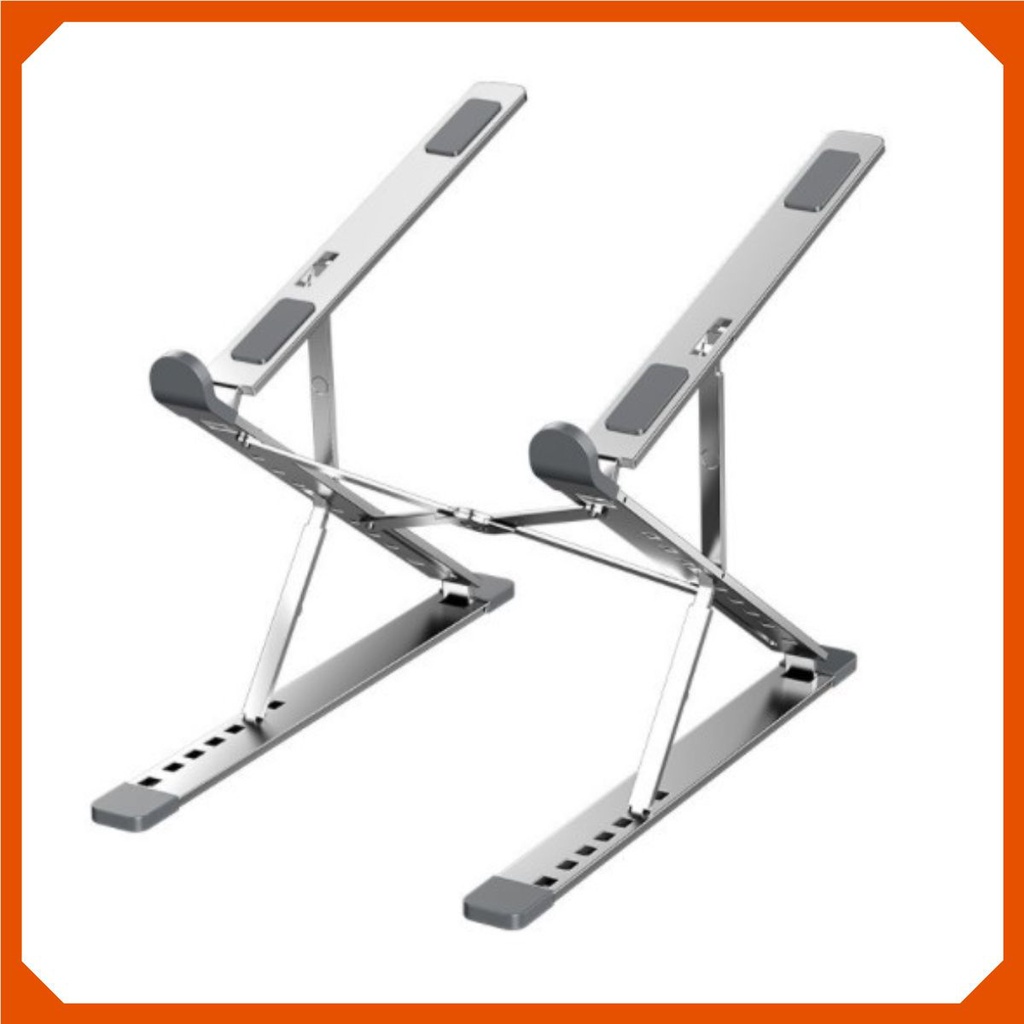Đế Tản Nhiệt Macbook Nhôm Gấp Gọn Có Thể Điều Chỉnh Cho Máy Tính 14 inch, 15.6 inch, 17 inch Cao Cấp Để Bàn Đa Năng N8