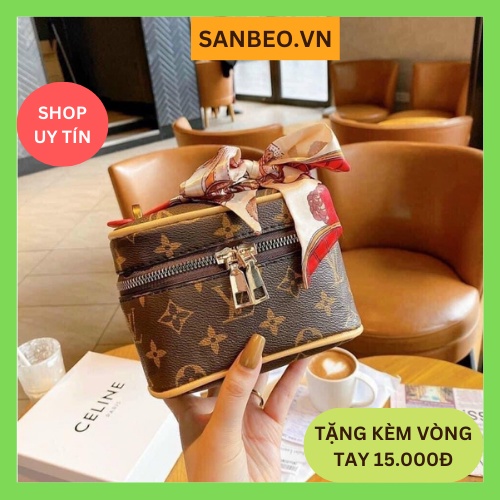 Túi xách cốp lv mini hộp nhỏ xinh không vừa điện thoại-SANBEO.VN