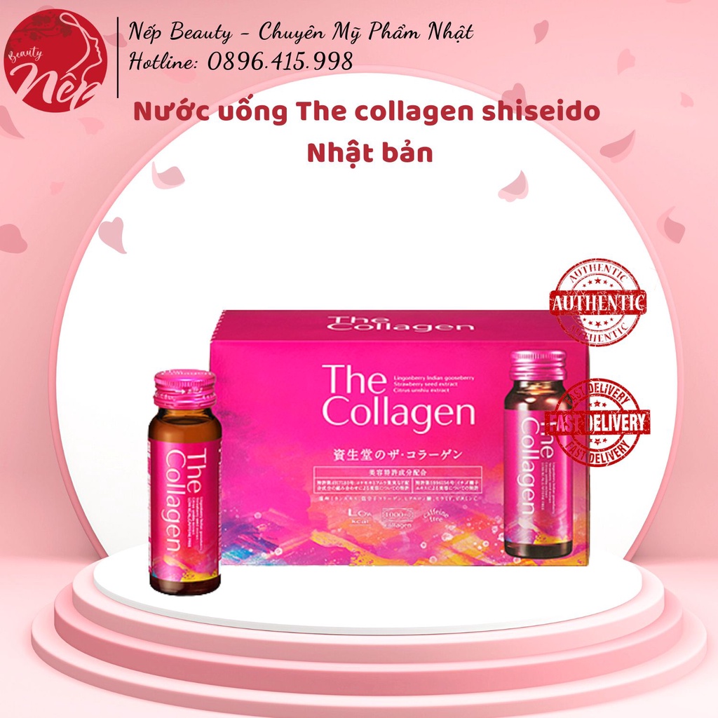 Nước uống The collagen shiseido Nhật bản 10 lọ