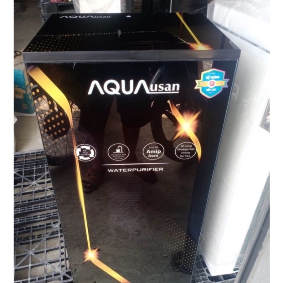 Máy lọc nước 2 vòi Nóng Nguội AQuausan mẫu mới 2022