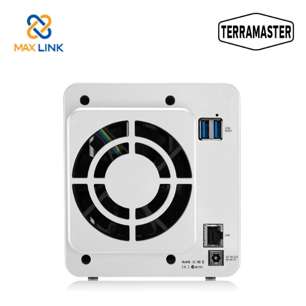 Thiết bị lưu trữ mạng NAS TERRAMASTER F2-210 HÀNG CHÍNH HÃNG