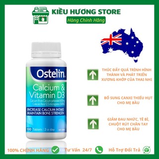 Canxi cho bà bầu - ostelin calcium & vitamin d3 130 viên