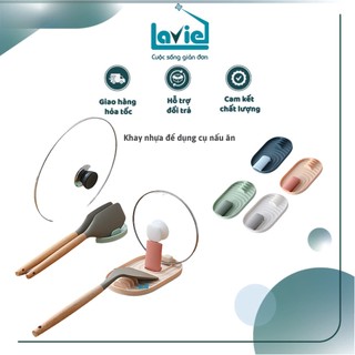 Khay nhựa tiện lợi để dụng cụ nấu ăn/úp vung/gác đũa,muỗng,muôi cho nhà bếp
