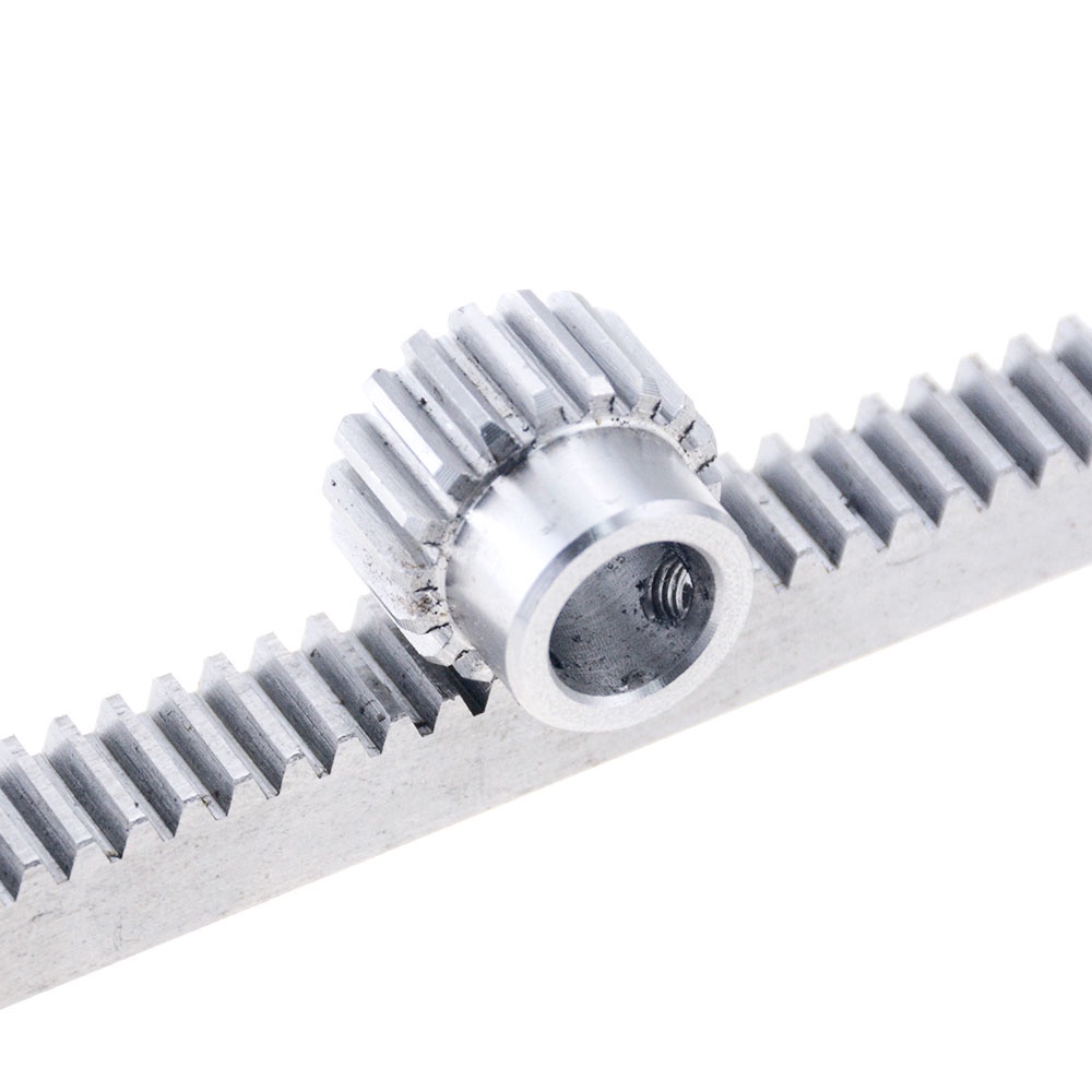 1 cái 1Mod 1 Modulus Bánh răng thanh răng Bánh răng 1Mod 15T 18T Bánh răng Thanh răng Động cơ Lỗ khoan 6/8/10mm 45 bánh răng cnc thép