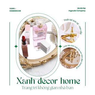 Khay gương decor phong cách Vintage
