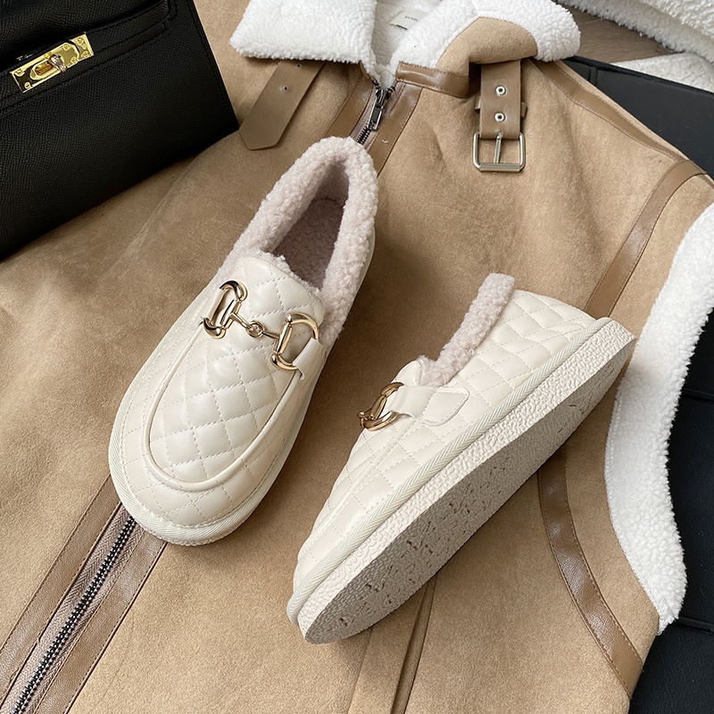 Giày Lười Đế Mềm Phong Cách Hàn Quốc Cho Nữ