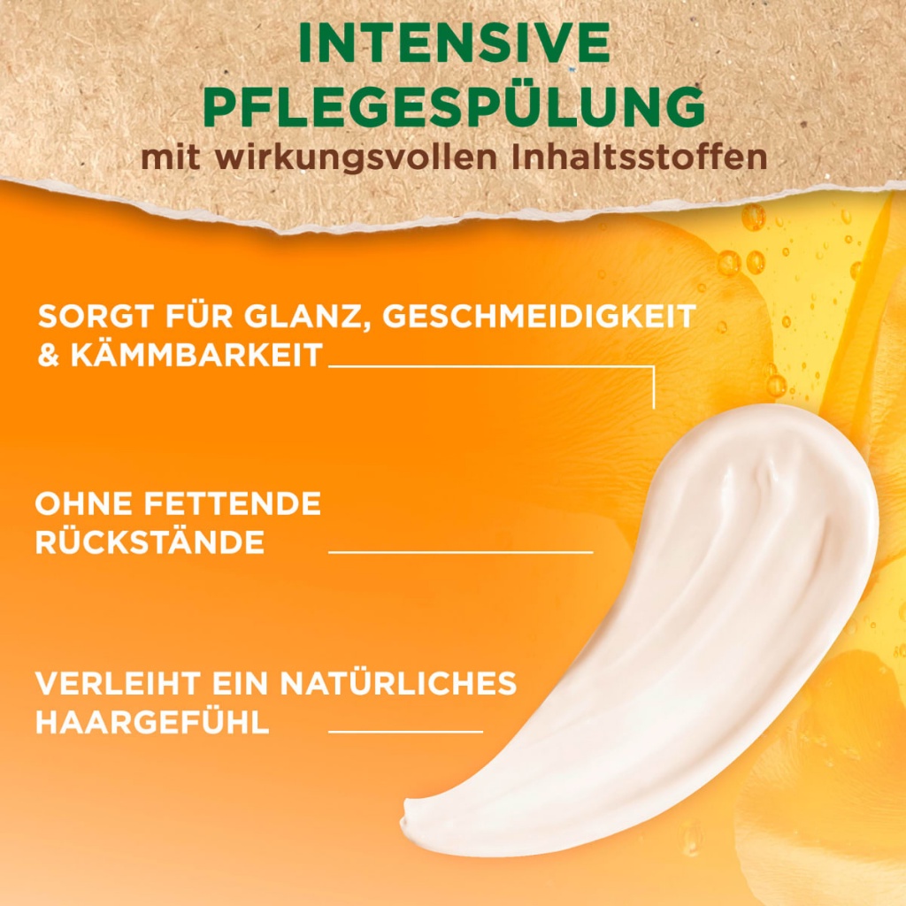 Dầu xả khô Garnier Wahre 200 ml chăm sóc mái tóc hư tổn - Hàng Nội Địa Đức