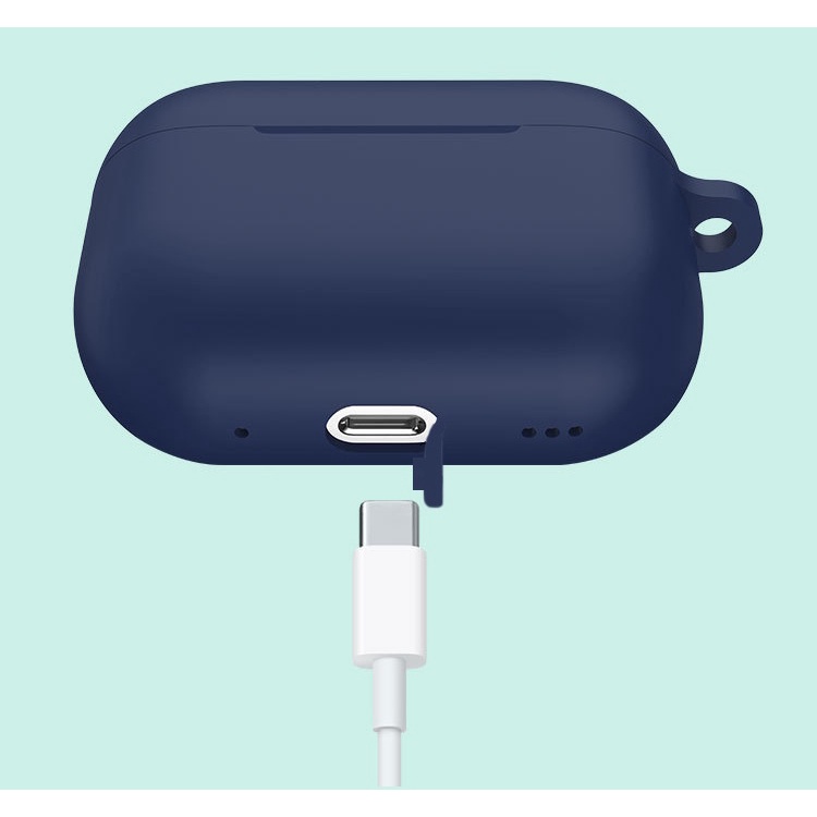 Case Ốp Dành Cho Tai Nghe Airpods Pro 2 Liquid Silicon kèm móc treo