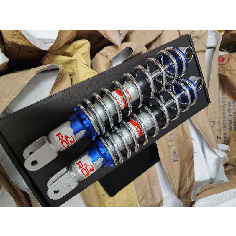 Phuộc RCB lò xo Inox lắp Airblade Nouvo LX Nouvo6 NVX Nouvo SX Impulse Shark PCX.....