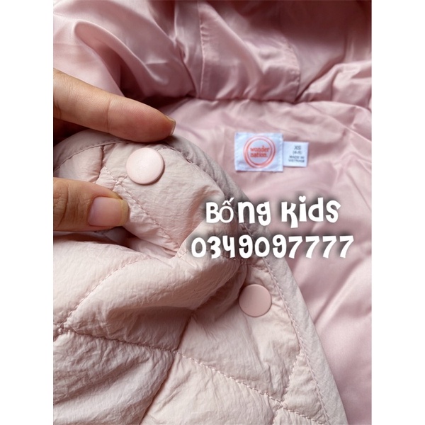 Áo Phao Hoodie Bé Gái Trần Trám WonderNation