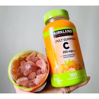 KẸO DẺO GUMMIES BỔ SUNG VITAMIN C 250 MG - KIRKLAND SIGNATURE - 180 TABLETS - Mỹ