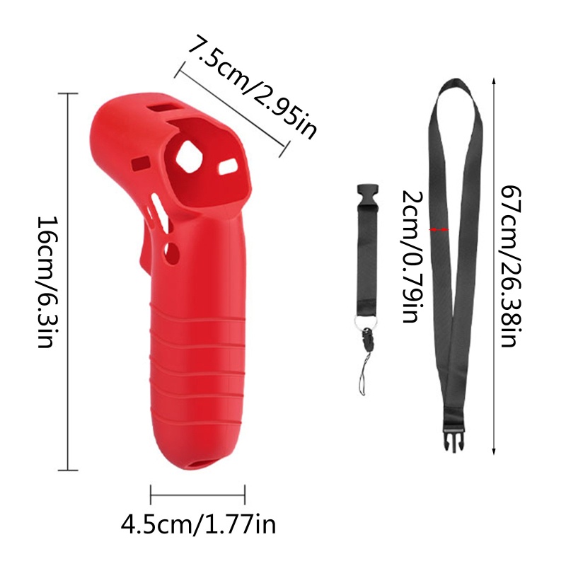 Vỏ Bọc Silicone Bảo Vệ Điều Khiển Chuyển Động Avata Có Dây Đeo Cổ Chống Thất Lạc