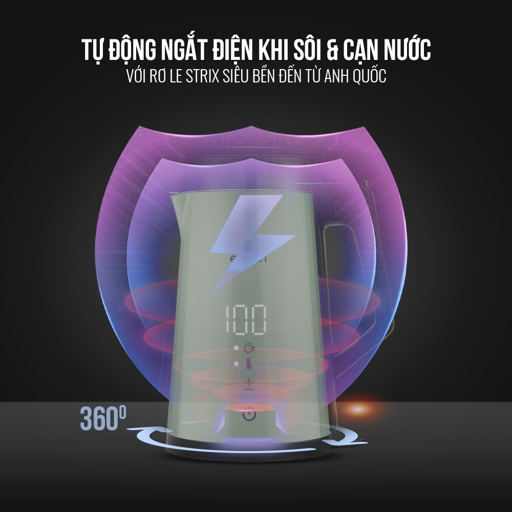 Ấm đun siêu tốc Elmich 1,7L KEE-3856G
