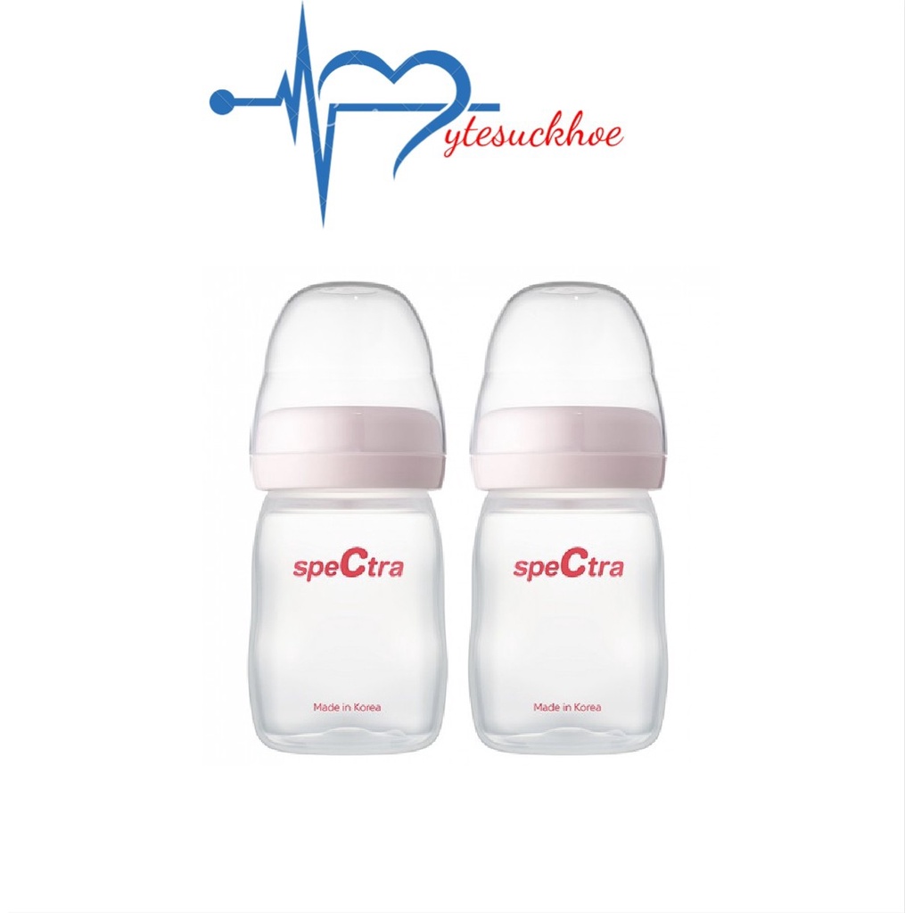 Bộ 2 bình trữ sữa Spectra dùng cho máy hút sữa Spectra 9plus, 9S, M1, M2, S1 plus, S2plus, Q