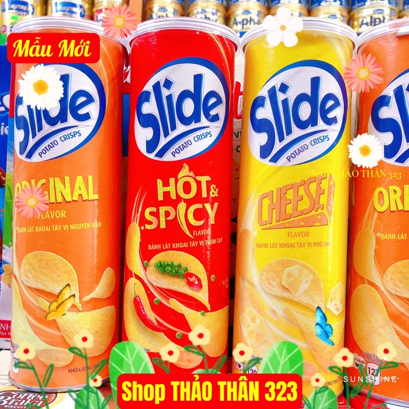 Khoai Tây Slide Đủ Mùi Vị Giòn Tan
