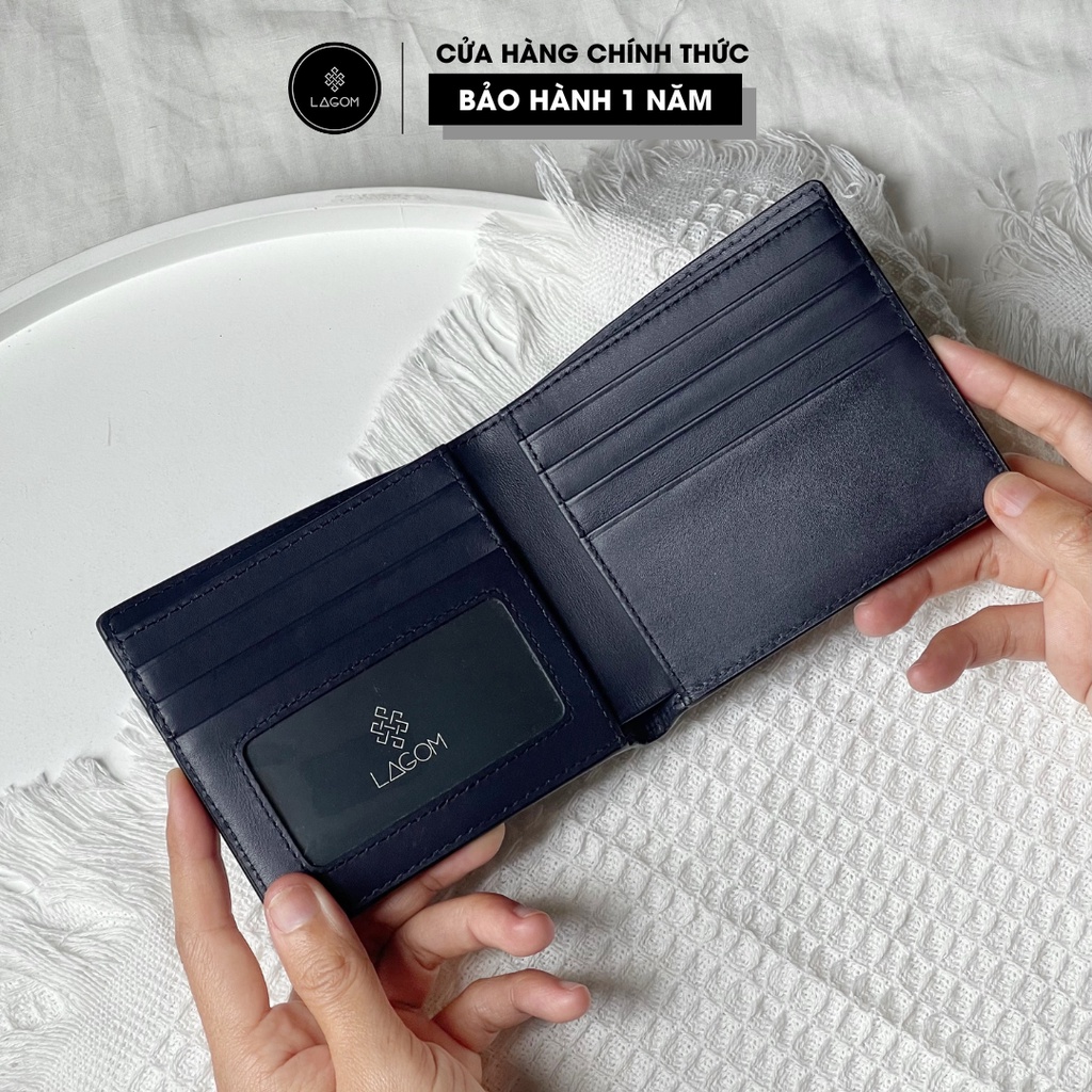 Ví nam Da thật có ngăn để ảnh LAGOM - Epi Bifold Wallet