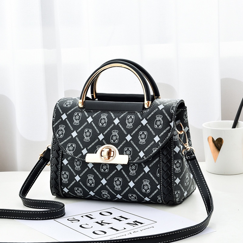 Túi xách IELGY họa tiết in vintage thời trang cho nữ