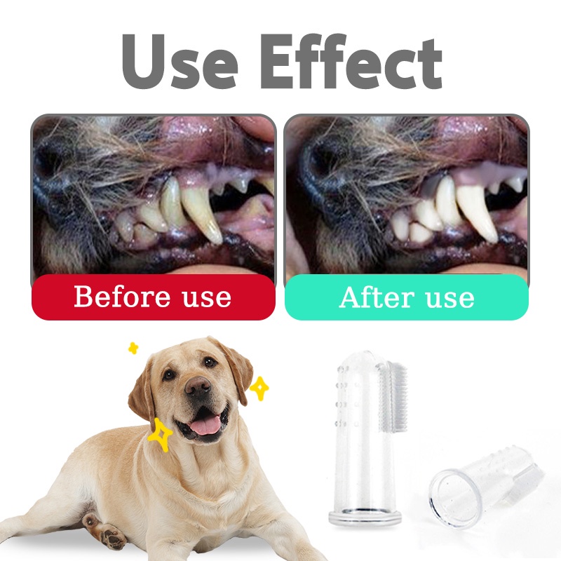 HamshMoc Bàn Chải Mềm Mại Chăm Sóc Răng Miệng Cho Thú Cưng