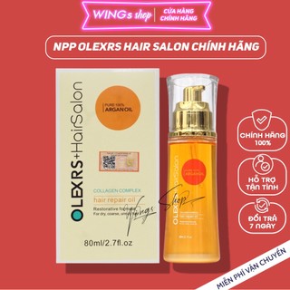 Tinh Dầu Dưỡng Tóc Phục Hồi, Dưỡng Tóc Siêu Mềm Mượt Olexrs Hair Salon 80ml, Wings Shop