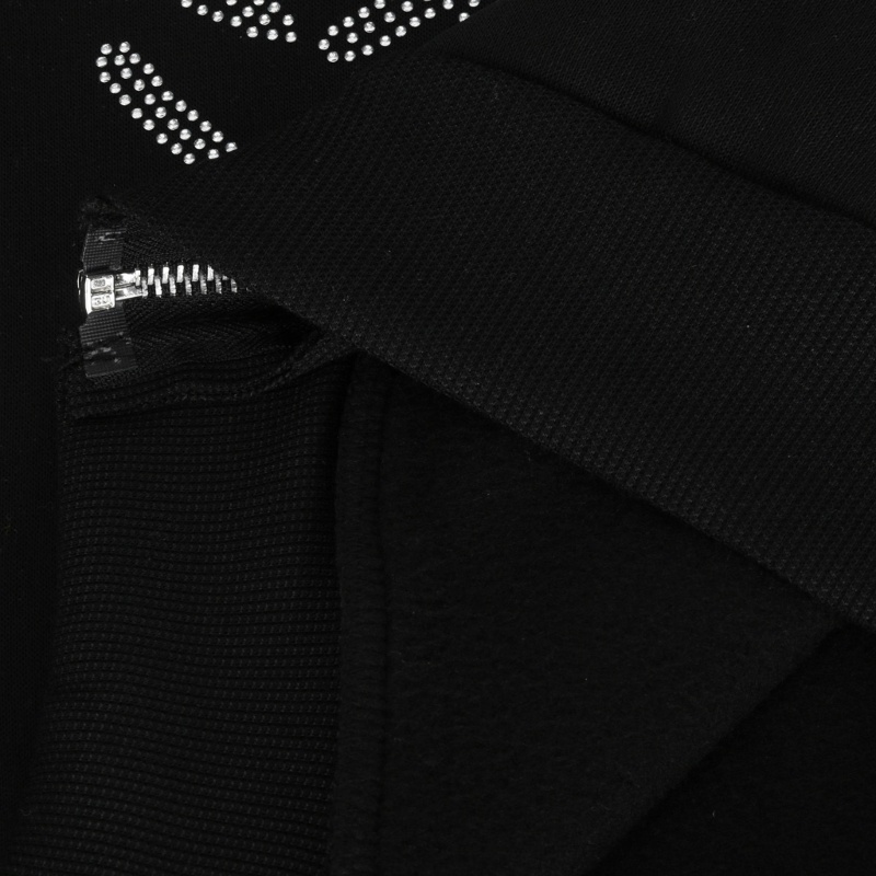 Comereally Áo Khoác hoodie Có Khóa Kéo In Hình Bộ Xương halloween Thời Trang Thu Đông Cho Nữ