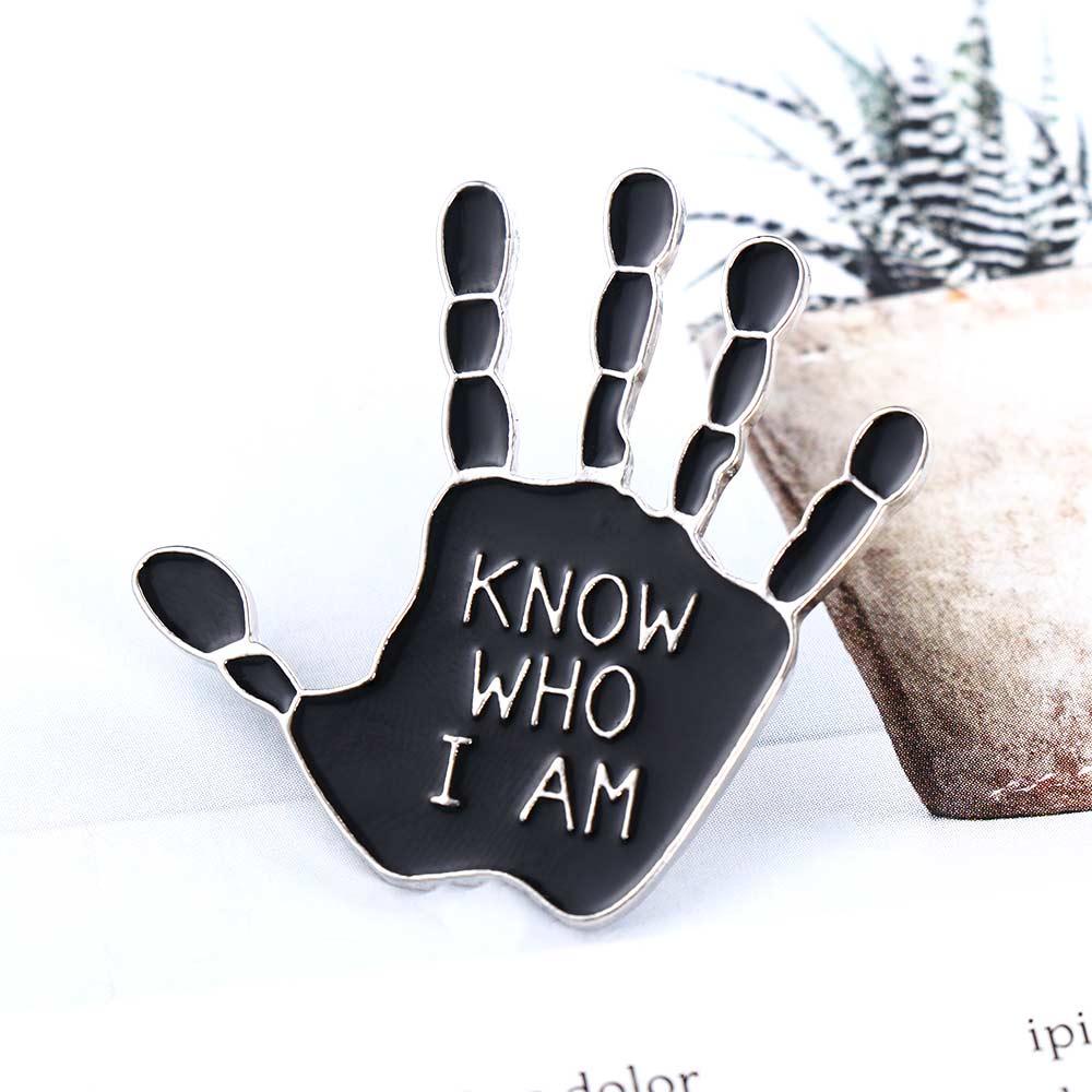 Ghim Cài Áo Hình Bộ Xương Bàn Tay Độc Đáo