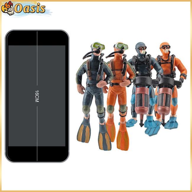 Mô Hình Thợ Lặn Sống Động Như Thật Dùng Trang Trí Bể Cá