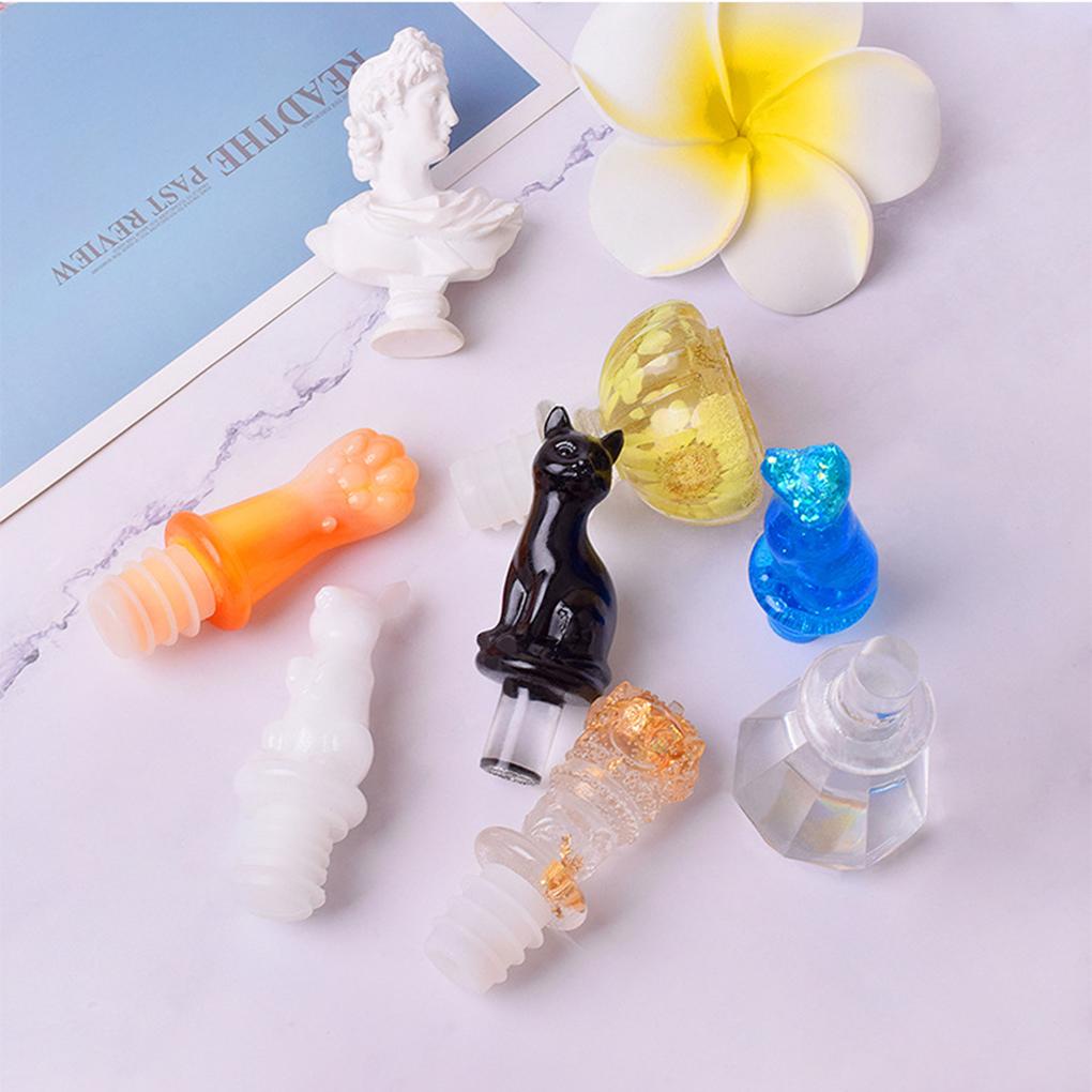 Khuôn Silicone Làm Nắp Chai Lọ DIY Hình Động Vật Không Biến Dạng