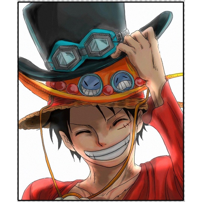 Miếng Dán Trang Trí Áo Thun In Hình One Piece Sáng Tạo