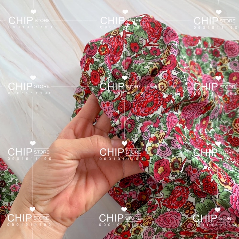 VÁY HOA NHÍ TĂNG THANH HÀ ZAR* XUẤT TAY PHỒNG SIÊU ĐẸP