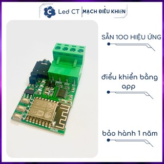 Mạch điều khiển led pháo hoa wifi điều khiển bằng điện thoại sẵn 100 hiệu ứng và âm thanh