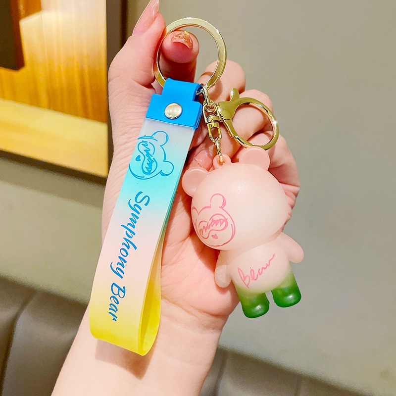 Móc Khoá Hình Gấu Dễ Thương Cao Cấp HKD89