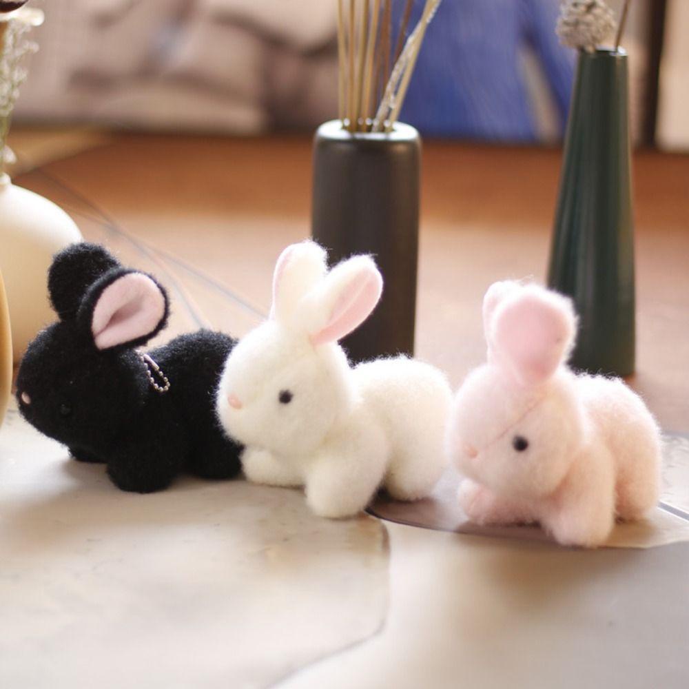 Móc Khóa Thỏ Nhồi Bông 11Cm Đáng Yêu