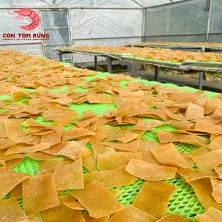 Bánh phồng tôm con tôm rừng không bột ngọt, 40% tôm