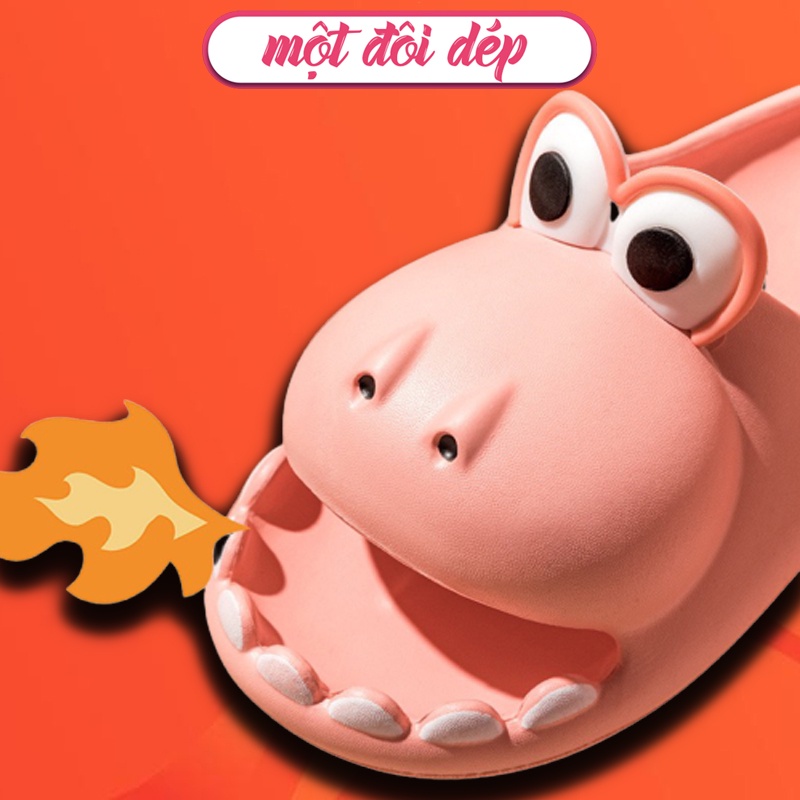 Dép Khủng Long Mắt To Cá Sấu hoạt hình dễ thương Cho Người Lớn đi trong Nhà