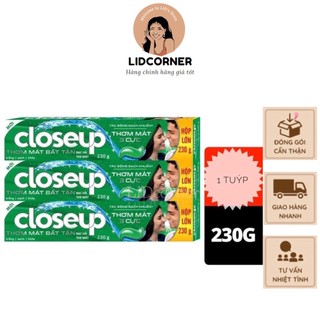 1 Kem Đánh Răng Closeup Dạng Gel Cho Hơi Thở Thơm Mát Bất Tận Bạc Hà The Mát 230G/Tuýp