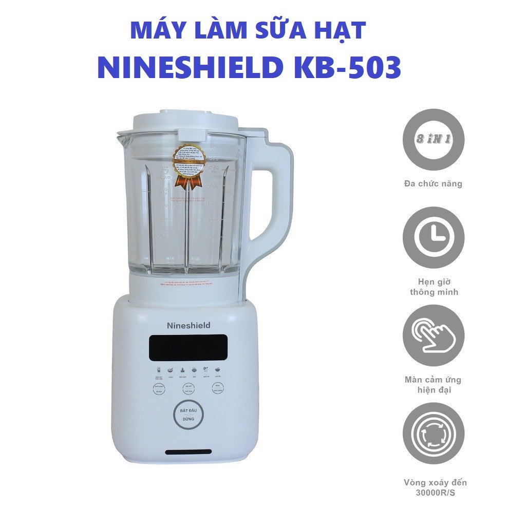 MÁY LÀM SỮA HẠT NINESHIELD KB-503 / Máy Làm Sữa Đậu Nành