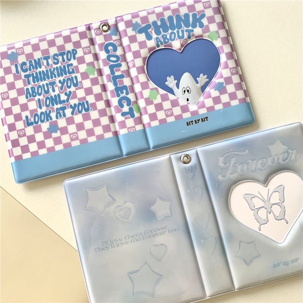 Album Đựng Ảnh 80 Tấm Thẻ 10cm mini Họa Tiết Ma Và Bướm Dễ Thương