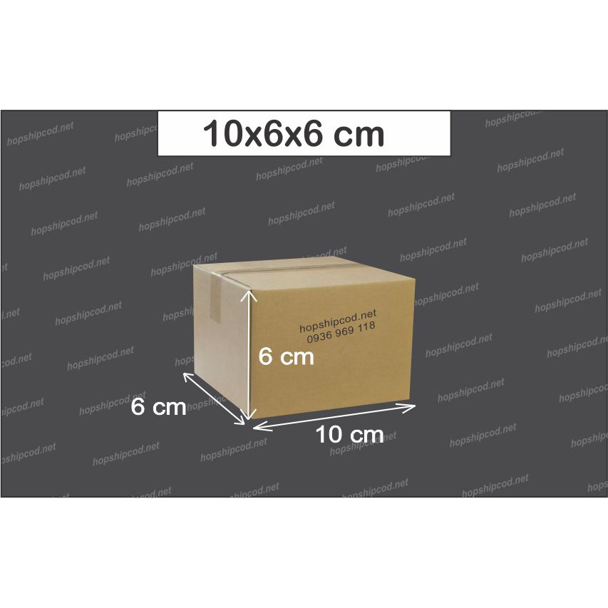 10x6x6 cm Thùng Carton Đóng Hàng