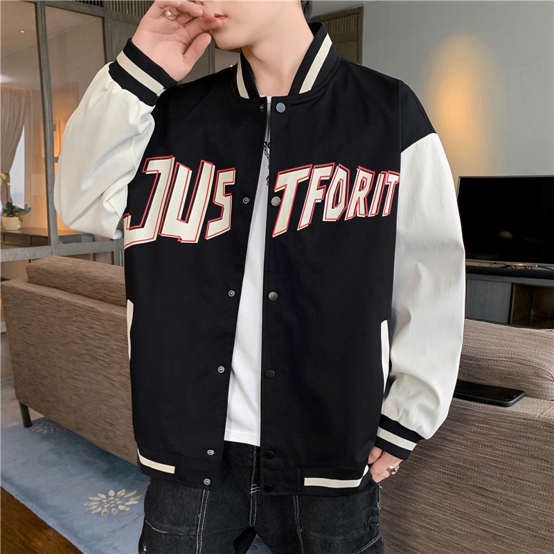 M-9XL Áo Khoác Bóng Chày Dáng Rộng Cỡ Lớn Phong Cách Hip Hop Thời Trang Cho Cặp Đôi