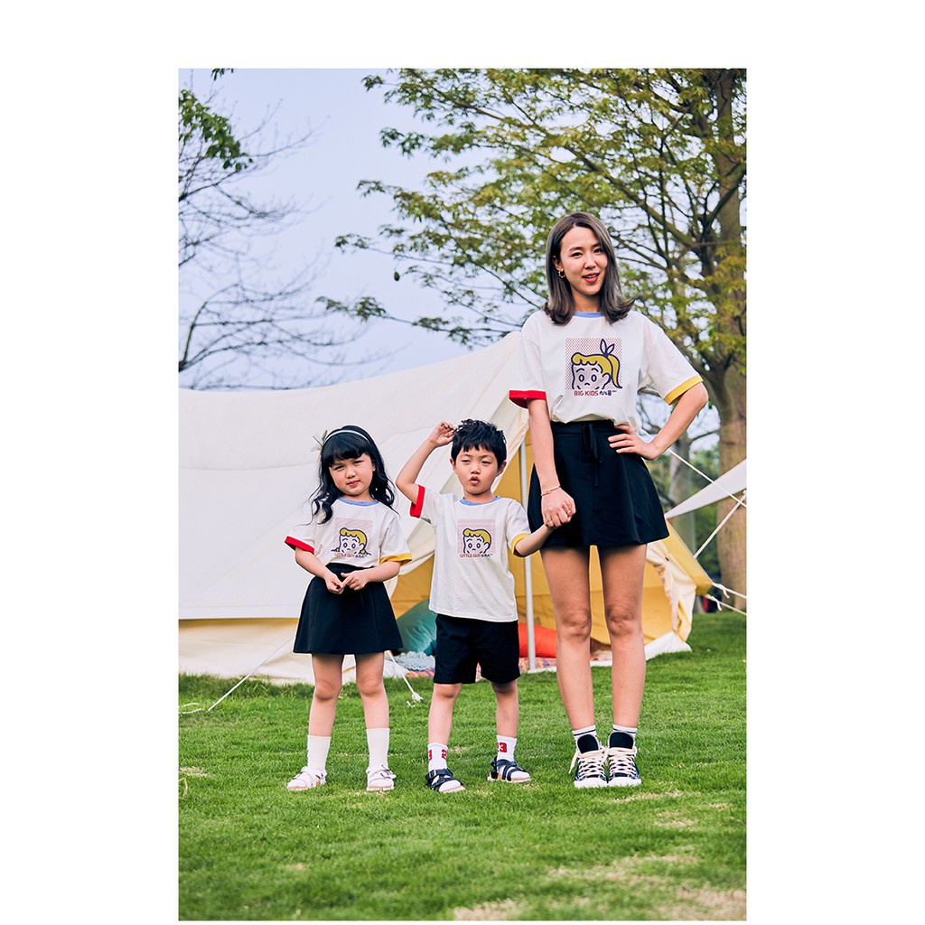 Áo gia đình - Đồng phục gia đình Familylove  (Có hình+video + Logo thương hiệu)  BIG KID