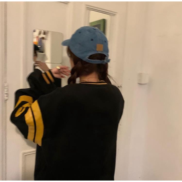 Áo Khoác Bóng Chày Nữ Dáng Rộng Thời Trang Phong Cách Hàn Quốc