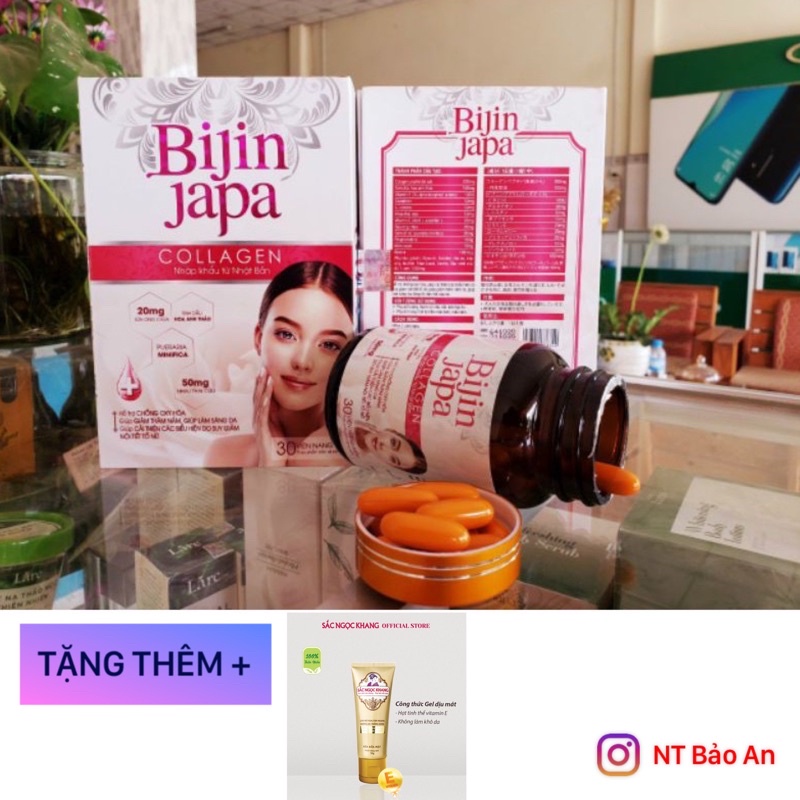 ✅ Viên uống trắng da collagen ( Bijin japa ), làm đẹp da, cân bằng nội tiết tố nữ
