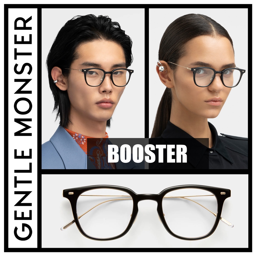 GM.BOOSTER - Gọng Kính Cận Thời Trang Siêu Nhẹ, Càng Kim Loại Full Box - Bảo Hành 6 Tháng