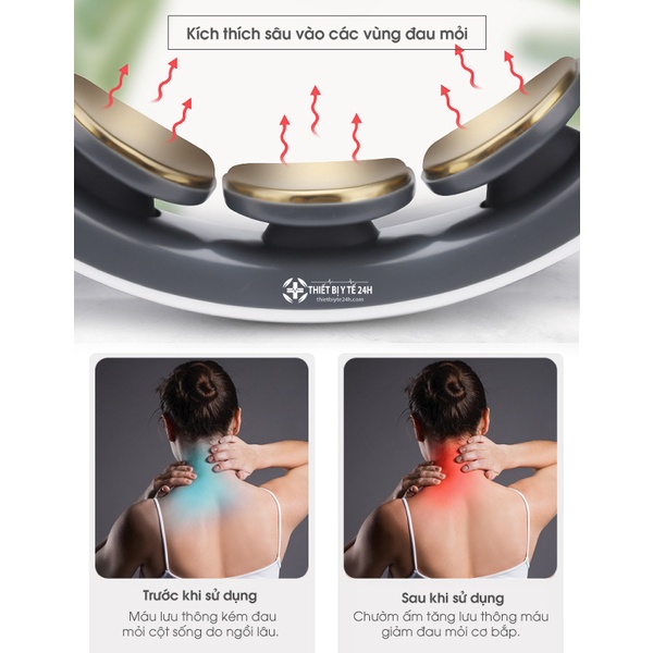 Máy Massage Cổ Vai Gáy Cao Cấp BM V12